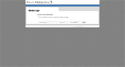 Desktop Screenshot of members.palmresearch.com