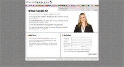 Desktop Screenshot of palmresearch.com