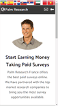 Mobile Screenshot of france.palmresearch.com